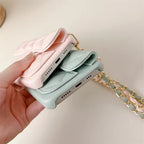 Light Green Wallet Crossbody Leather Case Mobile Case by CoverMeUp - Style 5