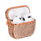 Rose Gold Rhinestone Studded Diamond For Airpod Pro 1 & Airpod Pro 2 Mobile Case by CoverMeUp