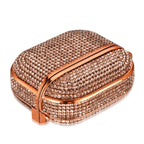 Rose Gold Rhinestone Studded Diamond For Airpod Pro 1 & Airpod Pro 2 Mobile Case by CoverMeUp - Style 2