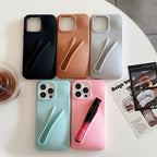 Protective Apple iPhone Back Cover - Lip Gloss Phone Holder Silicone Rubber iPhone Case