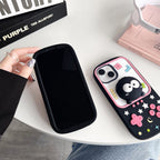 Protective Apple iPhone Back Cover - 3D Game Phone Attached Holder iPhone Silicone Rubber Case - Style 6