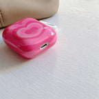 Pink Hearts Airpod Glossy Case Mobile Case by CoverMeUp - Style 5