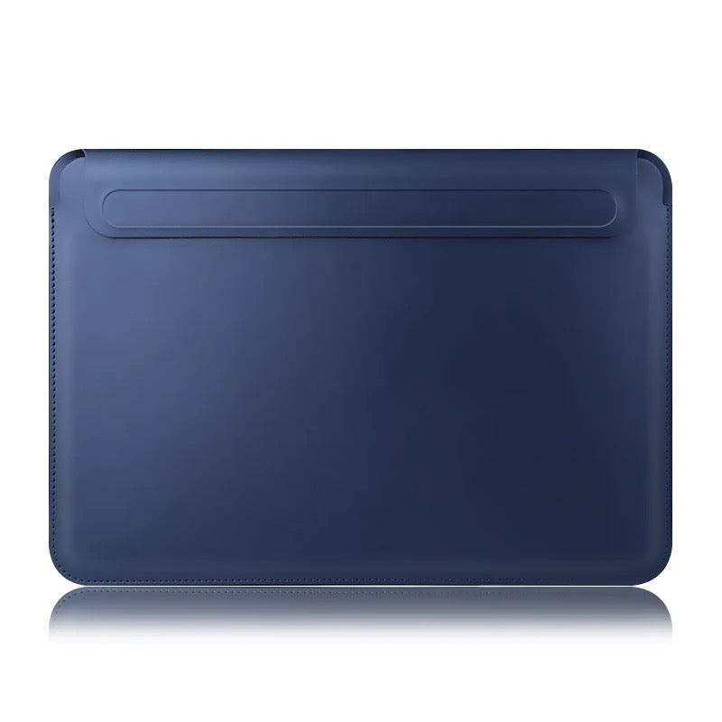 Macbook Laptop Bag Premium Faux Leather Sleeve Lightweight With Magnetic Closure Mobile Case by CoverMeUp - Style 9
