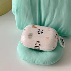Cute Animals Panda Airpod Glossy Case