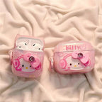 3D Pink Bow Hello Kitty Airpod Glossy Case Mobile Case by CoverMeUp