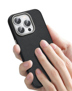 Protective Apple iPhone Back Cover - Premium Luxury Leather iPhone Case - Style 11
