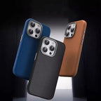 Protective Apple iPhone Back Cover - Premium Luxury Leather iPhone Case