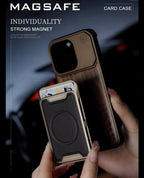 Magsafe Titanium Card Holder Mobile Case by CoverMeUp - Style 10