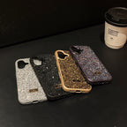 Protective Apple iPhone Back Cover - Premium Luxury Branded Rhinestone Diamond Glitter iPhone Samsung Silicone Case - Style 11