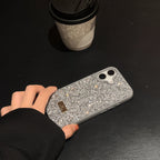 Protective Apple iPhone Back Cover - Premium Luxury Branded Rhinestone Diamond Glitter iPhone Samsung Silicone Case - Style 15