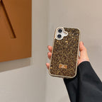 Protective Apple iPhone Back Cover - Premium Luxury Branded Rhinestone Diamond Glitter iPhone Samsung Silicone Case - Style 10