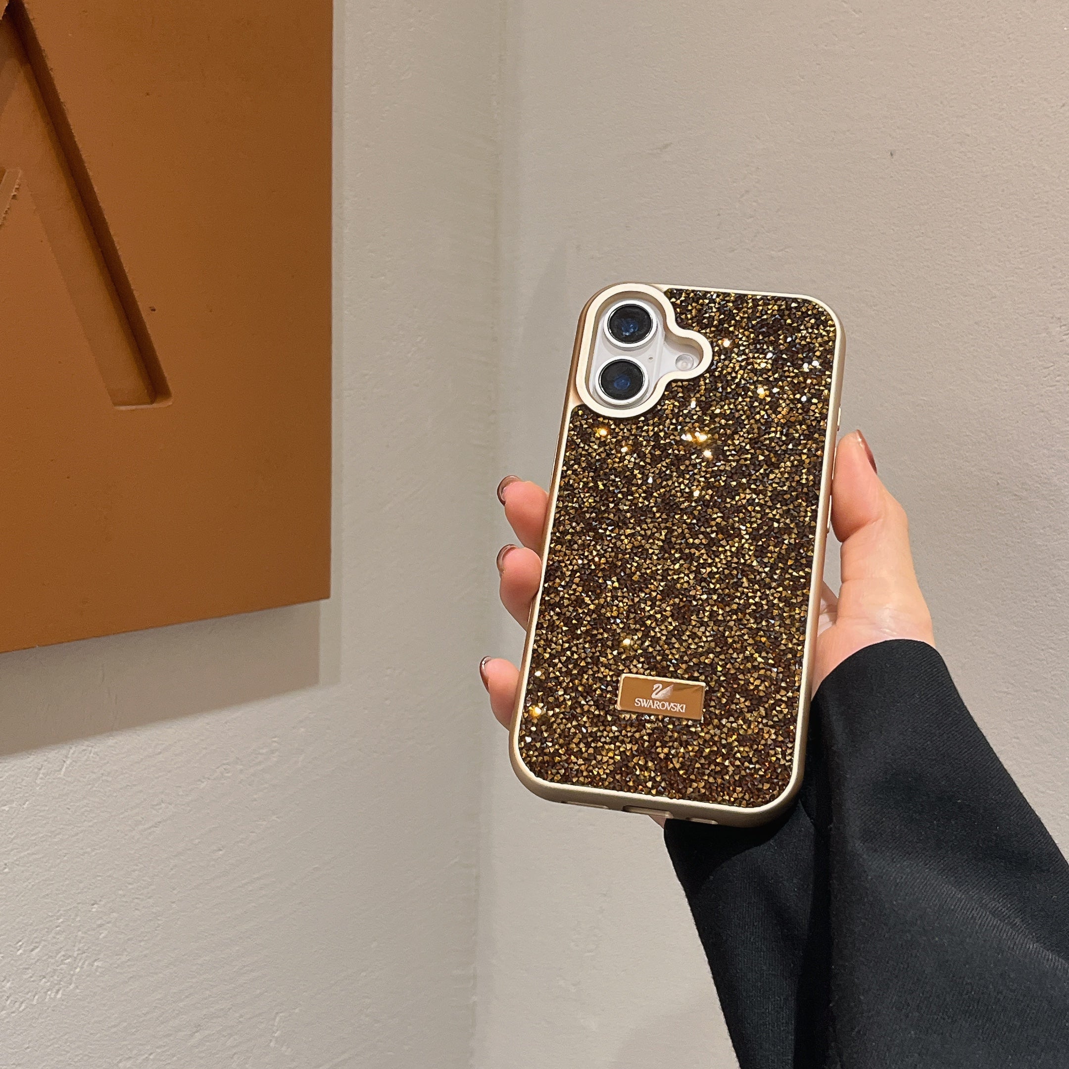 Protective Apple iPhone Back Cover - Premium Luxury Branded Rhinestone Diamond Glitter iPhone Samsung Silicone Case - Style 10