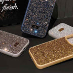 Protective Apple iPhone Back Cover - Premium Luxury Branded Rhinestone Diamond Glitter iPhone Samsung Silicone Case - Style 12