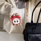 3D Red Bow Cute Labubu Airpod Case With Ring Mobile Case by CoverMeUp - Style 6