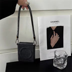 Denim Fabric Black Samsung Z Flip Pre-Order Case Mobile Case by CoverMeUp - Style 3