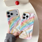 Rainbow Little Stars Pre-Order Textured iPhone Soft Silicone Case