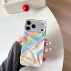 Rainbow Little Stars Pre-Order Textured iPhone Soft Silicone Case