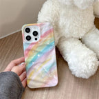 Rainbow Little Stars Pre-Order Textured iPhone Soft Silicone Case
