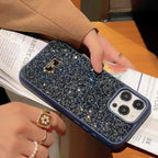 Protective Apple iPhone Back Cover - Premium Luxury Branded Rhinestone Diamond Glitter iPhone Samsung Silicone Case - Style 5