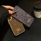 Protective Apple iPhone Back Cover - Premium Luxury Branded Rhinestone Diamond Glitter iPhone Samsung Silicone Case - Style 13