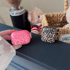Leopard Shaded Glitter Glossy Airpod Pre-Order Case With Ring Mobile Case by CoverMeUp - Style 3
