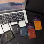 Magnetic Leather Fold Samsung Z Flip Pre-Order Case Mobile Case by CoverMeUp