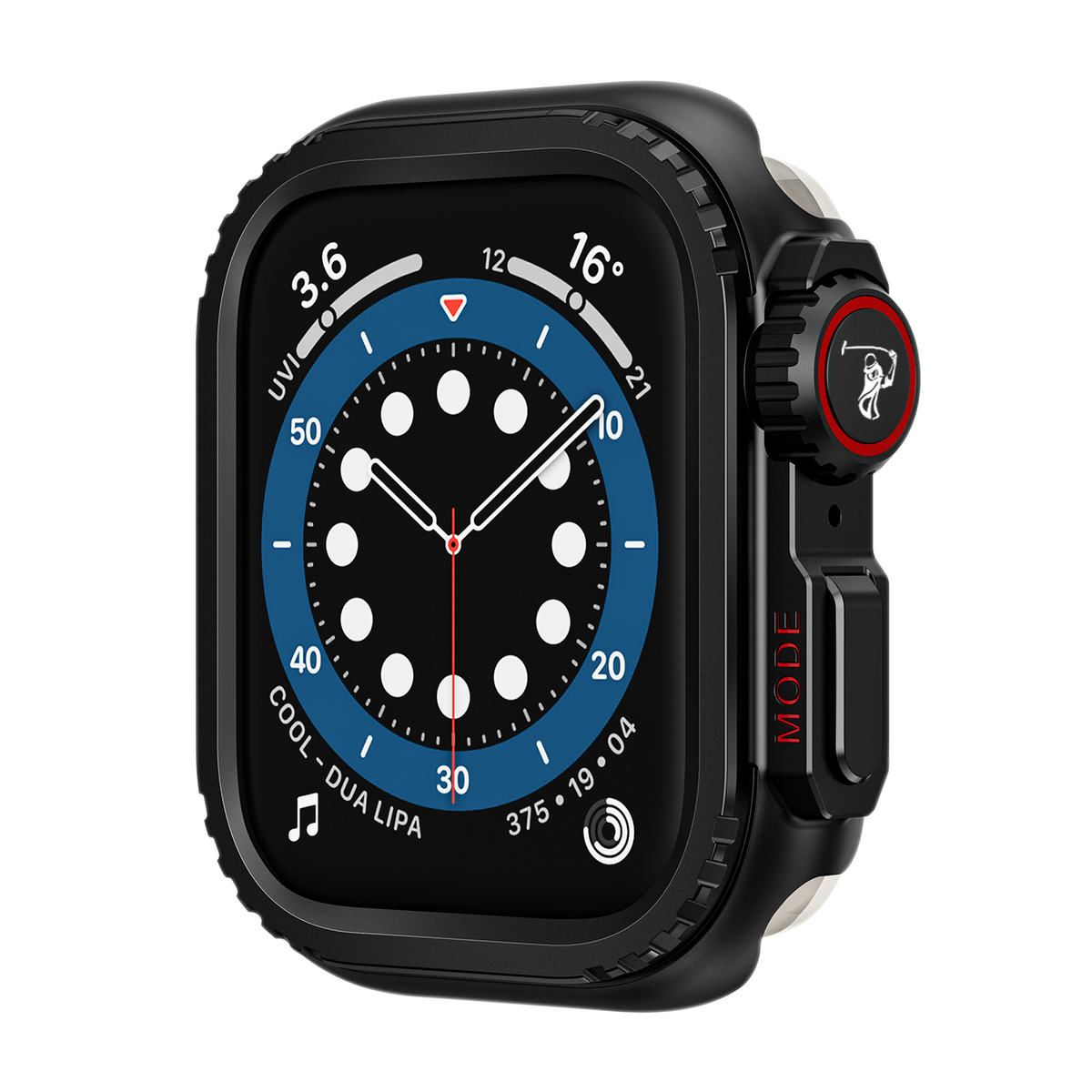 Santa Barbara Polo KEITH Series Watch Case for iWatch Series 10,  46mm (BLACK)