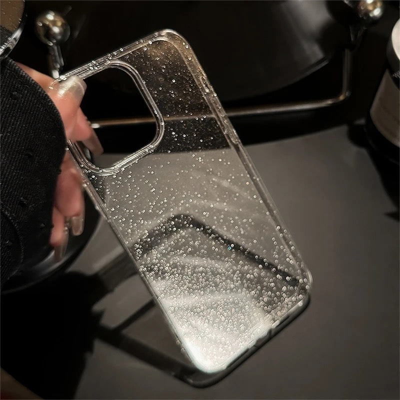 Protective Apple iPhone Back Cover - Glitter Shockproof Transparent iPhone Bling Clear Case - Style 6