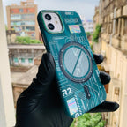Protective Apple iPhone Back Cover - Luminous Circuit Board Night Glue Radium Hard Back Cover Case for Iphone - Style 5