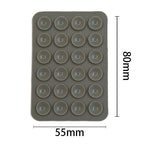 Silicone Suction Cup Grip Phone Holder Mobile Wall Mount Waterproof Sticker Mobile Case by CoverMeUp - Style 11