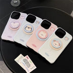 Protective Apple iPhone Back Cover - Cute Animal Korean Dog Penguin Magsafe Magnetic Phone Holder iPhone Pre-Order Case - Style 9