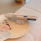 Protective Apple iPhone Back Cover - Cute Animal Korean Dog Penguin Magsafe Magnetic Phone Holder iPhone Pre-Order Case - Style 5