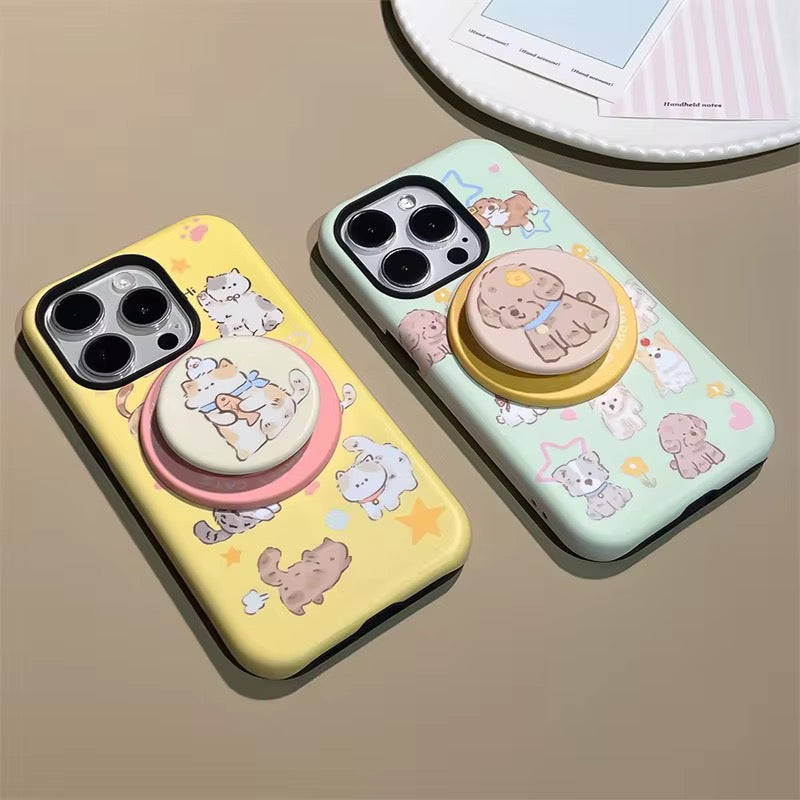 Protective Apple iPhone Back Cover - Pet Parents Animal Lovers Magsafe Magnetic Phone Holder iPhone Pre-Order Case