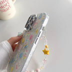 Protective Apple iPhone Back Cover - Cute Bear Lanyard Bracelet iPhone Case For iPhone 13 & iPhone 14 - Style 4