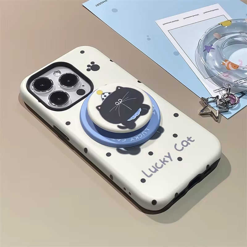 Protective Apple iPhone Back Cover - Pet Parents Animal Lovers Magsafe Magnetic Phone Holder iPhone Pre-Order Case - Style 4