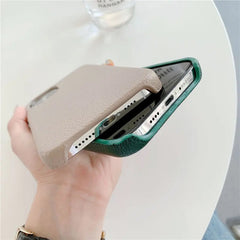 Leather Pebble Textured iPhone Case