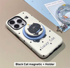 Protective Apple iPhone Back Cover - Pet Parents Animal Lovers Magsafe Magnetic Phone Holder iPhone Pre-Order Case - Style 14