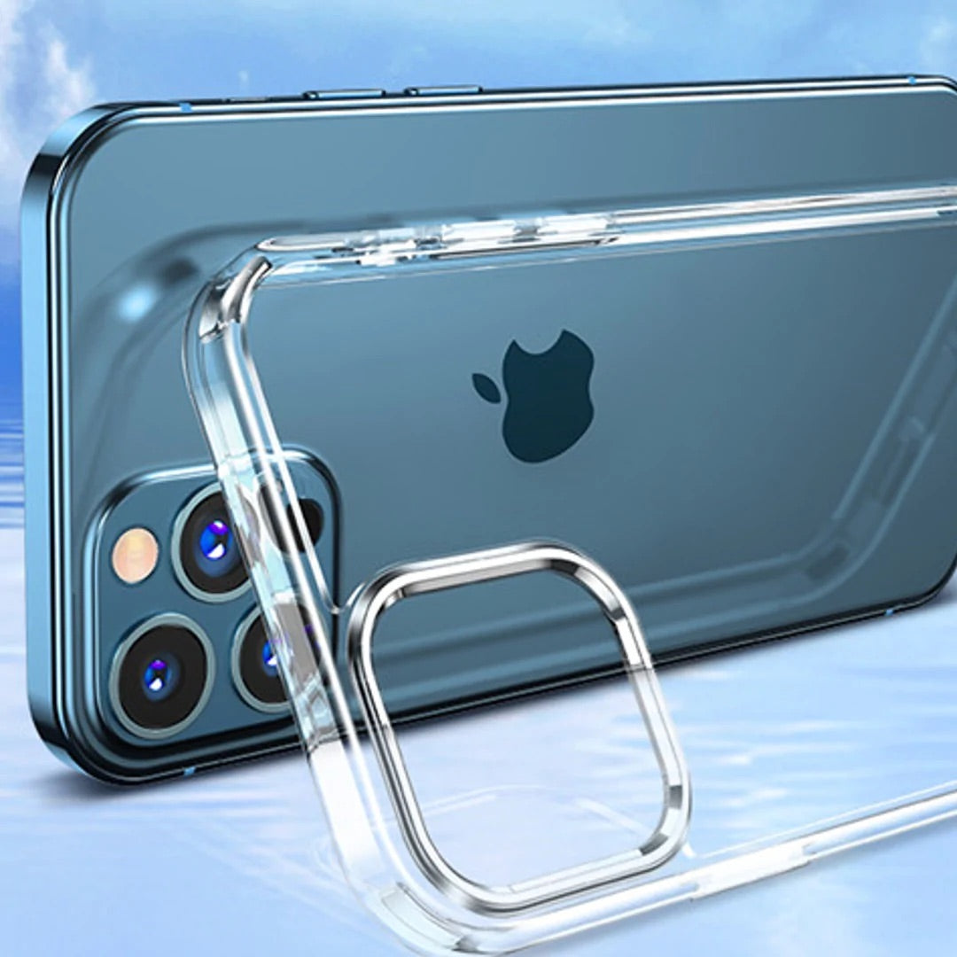 Crystal Clear Glass Case for iPhone 14 Pro Max