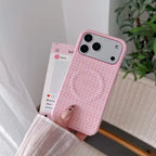 Protective Apple iPhone Back Cover - iPhone Magsafe Woven Fabric Pre-Order Magnetic Case - Style 8