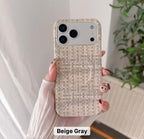 Protective Apple iPhone Back Cover - iPhone Magsafe Woven Fabric Pre-Order Magnetic Case - Style 13