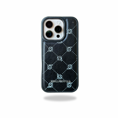 KRL PU Leather Case for iPhone 16 (BLACK)
