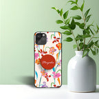 Wild Floral Flower Phone Holder Glossy Metal Bumper Case Mobile Case by CoverMeUp