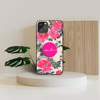 Petal Muse Floral Flower Phone Holder Glossy Metal Bumper Case Mobile Case by CoverMeUp