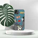 Tom Play With Jerry Phone Holder Glossy Metal Bumper Case Mobile Case by CoverMeUp