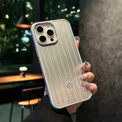 Aluminium Phone Case for iPhone 16 Pro  (Silver)