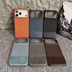 Protective Apple iPhone Back Cover - Premium Leather Anti-Slip iPhone Pre-Order Case - Style 2