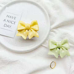 Trendy Bow Makeup Mirror Gripper Phone Holder Bracket