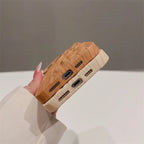 Protective Apple iPhone Back Cover - Wooden Textured iPhone Soft Silicone Case - Style 6