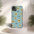 Aesthetic Flower Floral Custom Glossy Metal Bumper Case Mobile Case by CoverMeUp