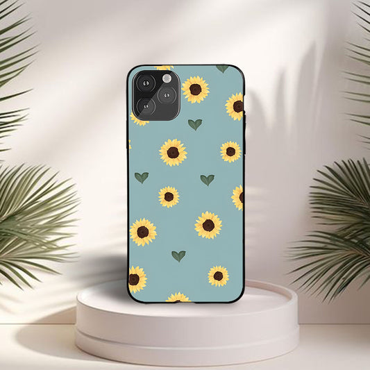 Aesthetic Flower Floral Custom Glossy Metal Bumper Case Mobile Case by CoverMeUp